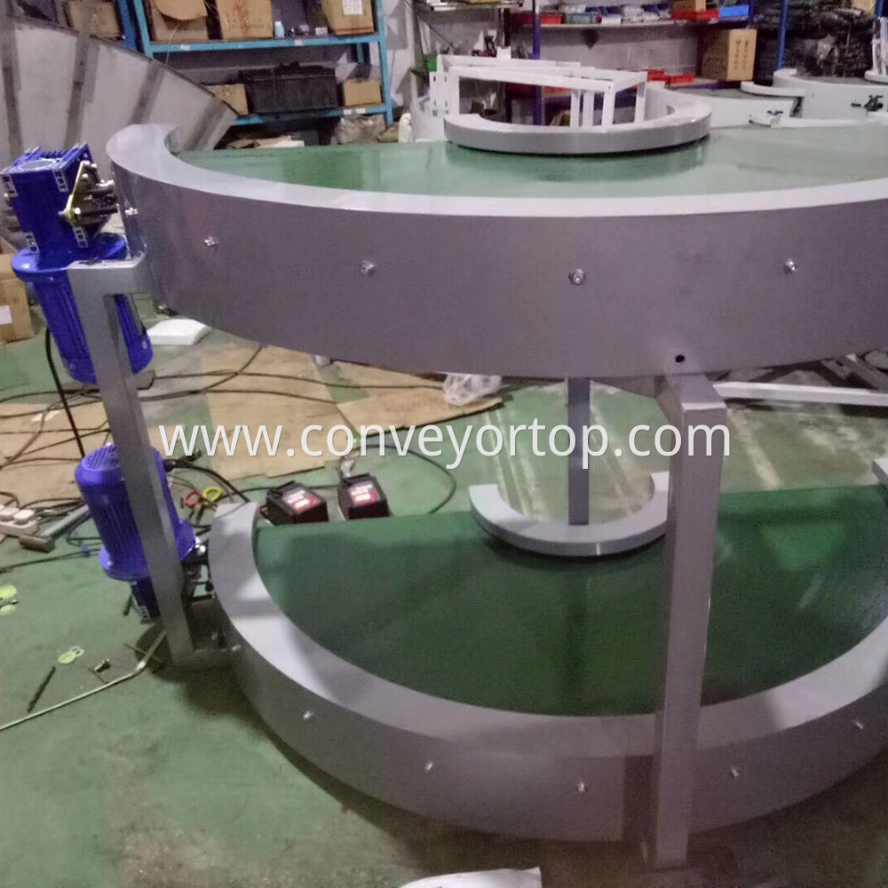 180 Degree Curve Conveyor Table